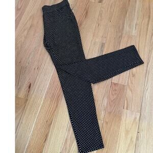 Free People Thick Leggings, Black and White Polka Dots, Size Small